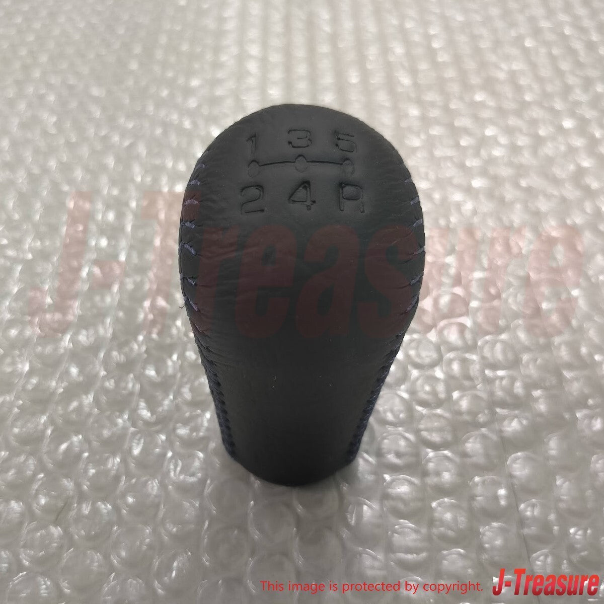 MITSUBISHI LANCER EVOLUTION 5 6 CP9A 98-01 Genuine Shift Lever Knob Blue Stitch