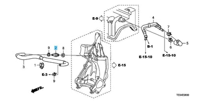HONDA CR-V RD5 2010-2014 Genuine PCV Valve Assy 17130-RBB-A01 OEM