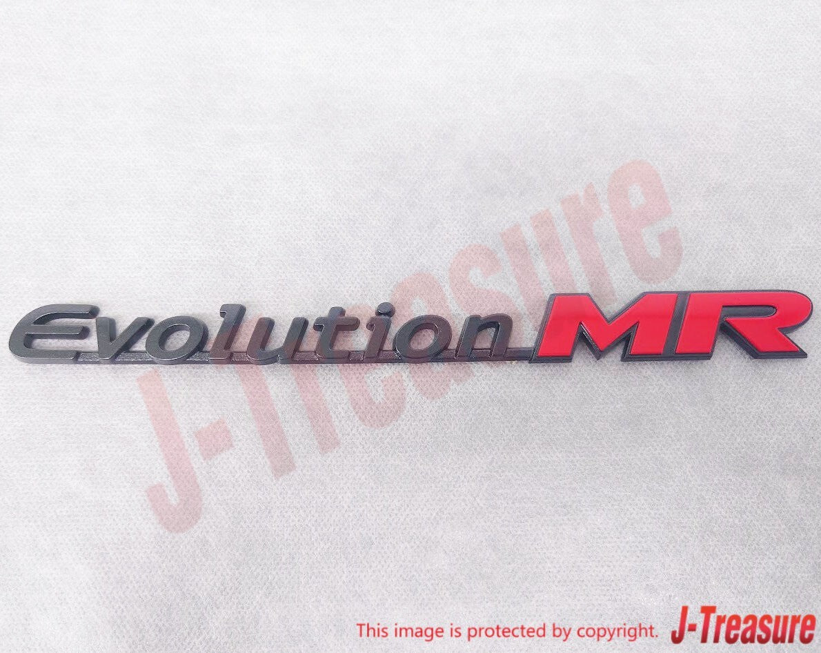 MITSUBISHI LANCER EVOLUTION 8 EVO8 CT9A Genuine MR Trunk Lid Emblem Budge OEM