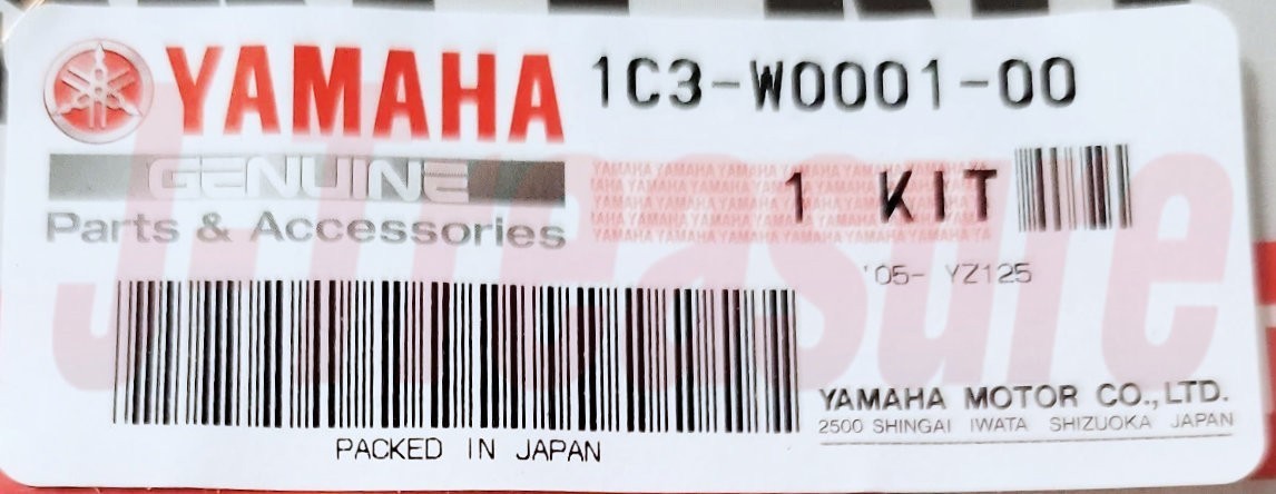YAMAHA YZ125 '05-20 YZ125X 2020 Genuine Top End Gasket Kit 1C3-W0001-00-00 OEM