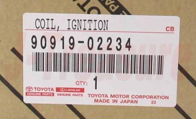 TOYOTA LEXUS ES300 MCV20 MCV30 99-03 Genuine Ignition Coil Assy 90919-02234