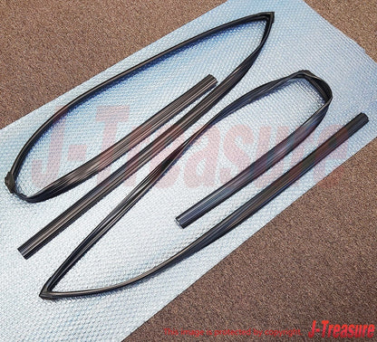 TOYOTA LAND CRUISER UZJ100 '98-07 Genuine Front Door Glass Run RH & LH Set OEM