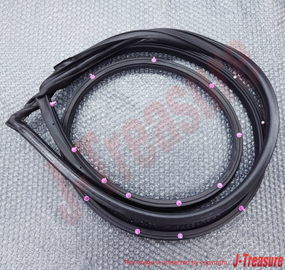 MITSUBISHI LANCER EVO4 CN9A EVO5 6 CP9A Genuine Front Door Weatherstrip Set OEM