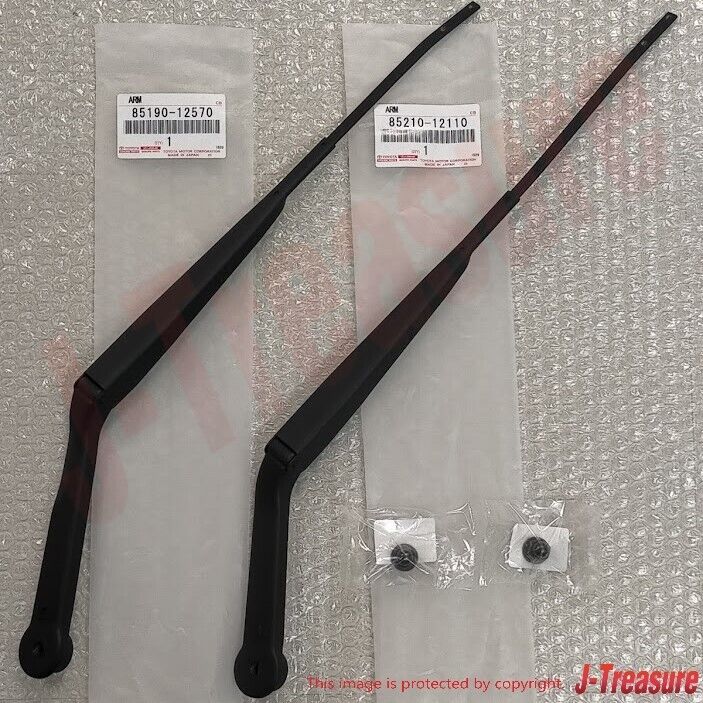 TOYOTA LEVIN TRUENO AE86 RHD Genuine Windshield Wiper Arm RH & LH & Nut Set OEM