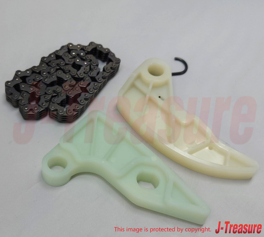 MITSUBISHI LANCER CZ4A 08-17 Genuine Oil Pump Drive Chain & Balancer Guide Set