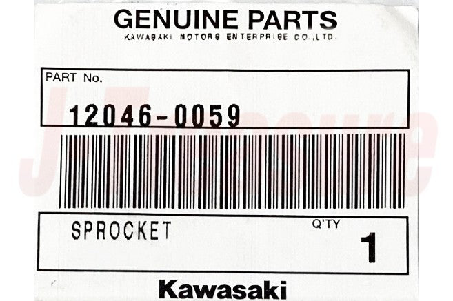 KAWASAKI KLX110 KLX110L 2010-2016 Genuine Camshaft Sprocket 12046-0059 OEM