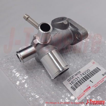 TOYOTA CAMRY SXV20 SXV25 1997-2001 Genuine Water Outlet 16331-74220 OEM