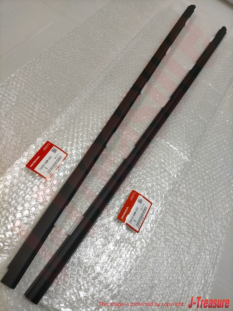 HONDA INTEGRA ACURA RSX DC5 02-06 Genuine Door Window Belt Molding RH LH Set OEM