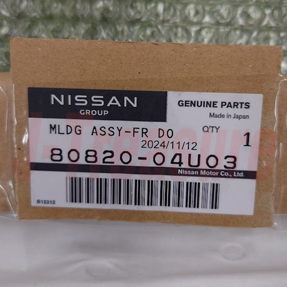 NISSAN SKYLINE GT-R R32 89-94 Genuine Molding Assy Front Door Outside Set OEM