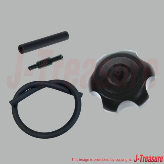 YAMAHA YZ125 '12-25 Genuine Fuel Tank Cap & Pipe No.5 & Joint & Hose Set