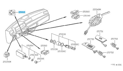 NISSAN SKYLINE R32 1991-1994 Genuine Turn Signal Label 48477-H7400 OEM
