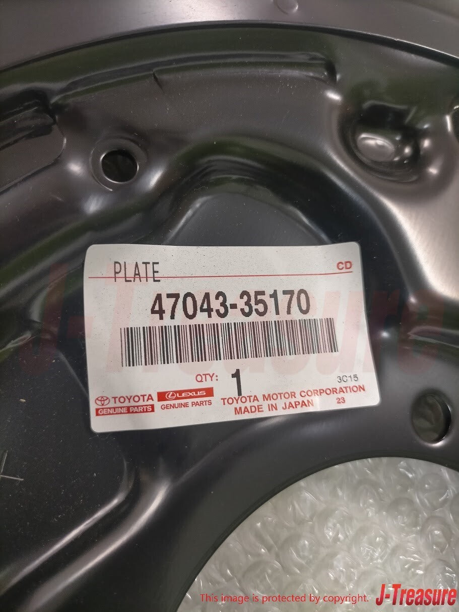 TOYOTA TACOMA RZN VZN 95-03 Genuine Brake Backing Plate Rear RH 47043-35170 OEM