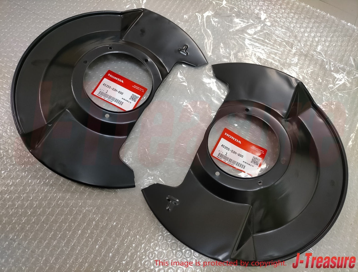 HONDA INTEGRA DC2 TYPE-R 97-01 Genuine Front Brake Splash Guard Cover Set OEM