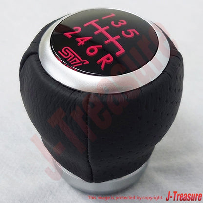 SUBARU IMPREZA WRX STI GR GV Genuine STI Shift Knob 6MT SG117AJ016 OEM