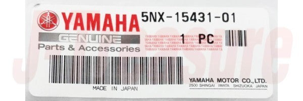 YAMAHA YZ250 02-24 YZ250X 16-24 Genuine Crankcase No.3 Cover & Gasket No.3 Set