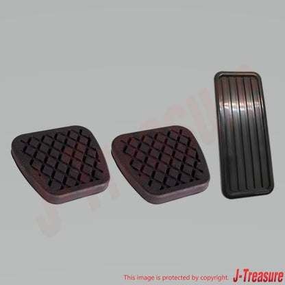HONDA CIVIC WAGON EF# '84-91 Genuine Accelerator & Brake & Clutch Pedal Pad Set