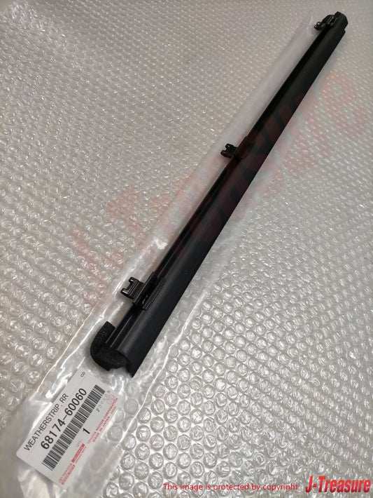 TOYOTA 4RUNNER 10-22 Genuine Rear Door Glass Inner Weatherstrip LH 68174-60060