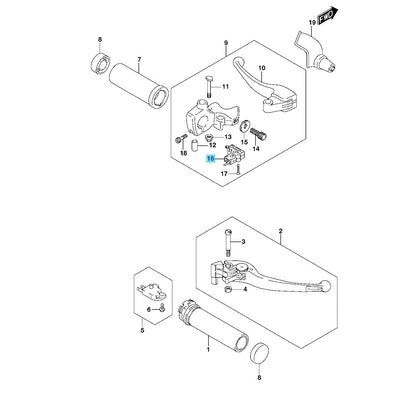 SUZUKI VZR1800 M109R 2006-2009 2011-2023 Genuine Clutch Switch 57560-05A10 OEM