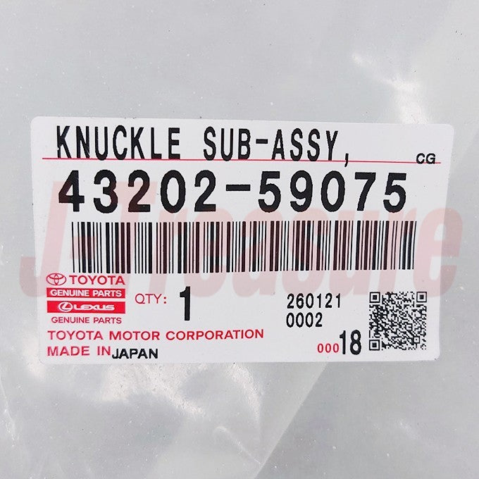 LEXUS LS460 USF40 2007-2017 Genuine Front Steering Knuckle LH 43202-59075 OEM