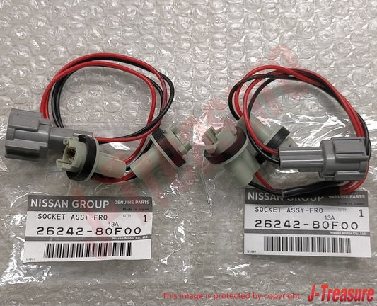 NISSAN SILVIA S14 Genuine Turn Signal Pigtail Kit Both Sides 26242-80F00 x2 OEM