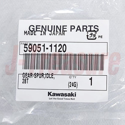 KAWASAKI KLR250 KL250D 1985-2005 Genuine Idle Spur Gear 28T 59051-1120 OEM