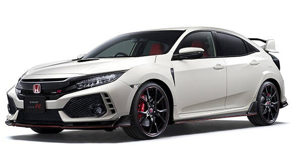 HONDA CIVIC TYPE-R FK8 2017-2019 Genuine Front & Rear Red "H" Emblem Set OEM