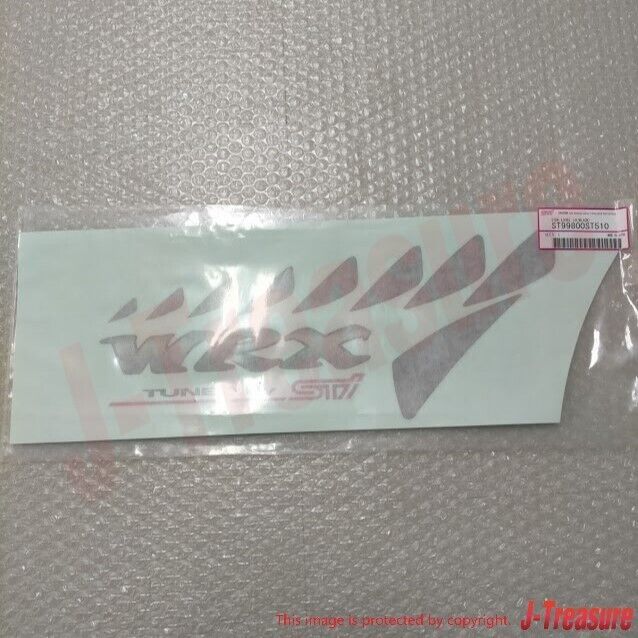 SUBARU IMPREZA WRX STi GC8 Genuin Rear Side Fender Panel Pink Decal Set OEM