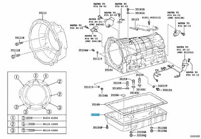 TOYOTA LEXUS GS IS RC Genuine Automatic Transmission Oil Pan 35106-30260 OEM