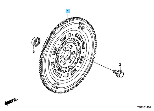 HONDA VEZEL HYBRID RU3 RU4 Genuine Flywheel 22100-5P8-006 OEM