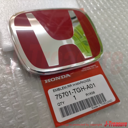 HONDA CIVIC Type R FK8 2017-2019 Genuine Rear Red Emblem 75701-TGH-A01 OEM