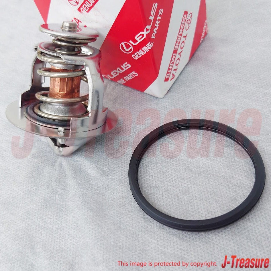 TOYOTA CAMRY ASV50 06-11 Genuine Engine Coolant Thermostat & GASKET set OEM