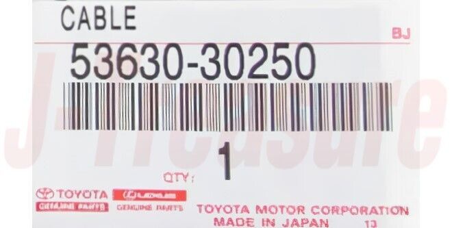 TOYOTA LEXUS GS300 GS400 98-05 Genuine Hood Lock Control Cable 53630-30250 OEM