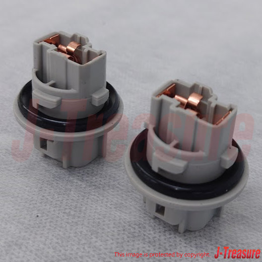 TOYOTA 4RUNNER GRN210 03-05 Genuine Front Turn Signal Lamp Socket x2 set OEM