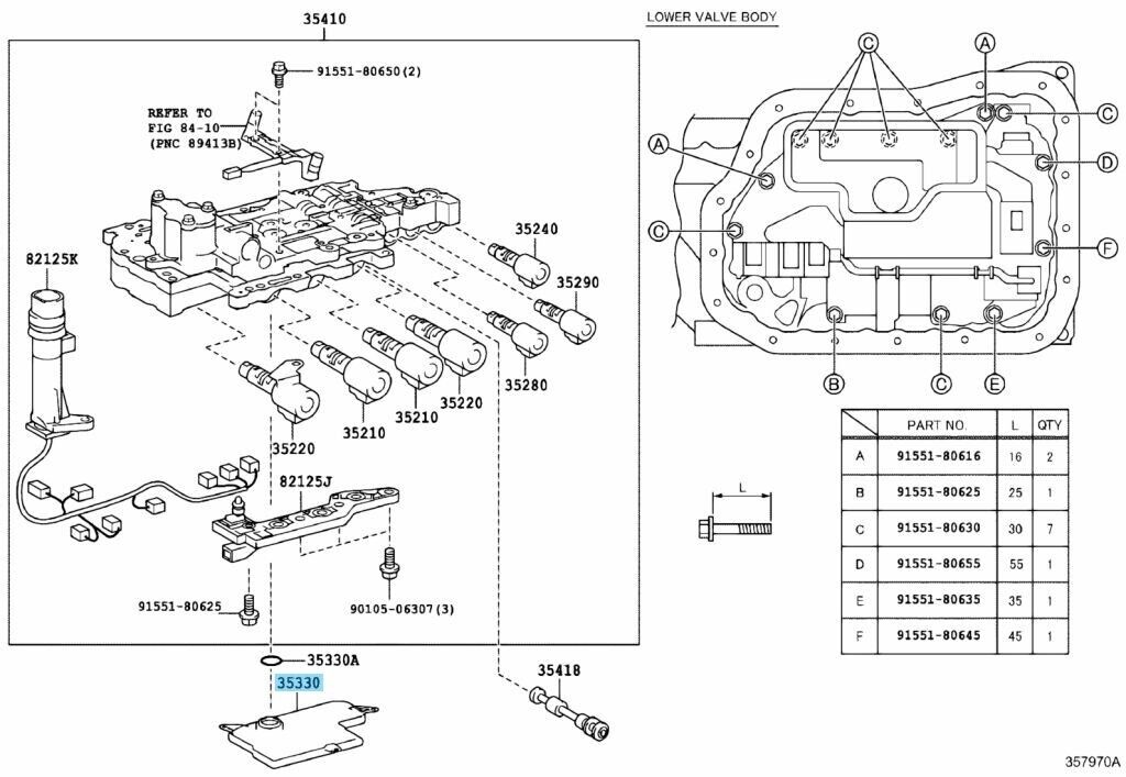 TOYOTA LEXUS Genuine Automatic Transmission Oil Strainer Assy 35330-48020 OEM