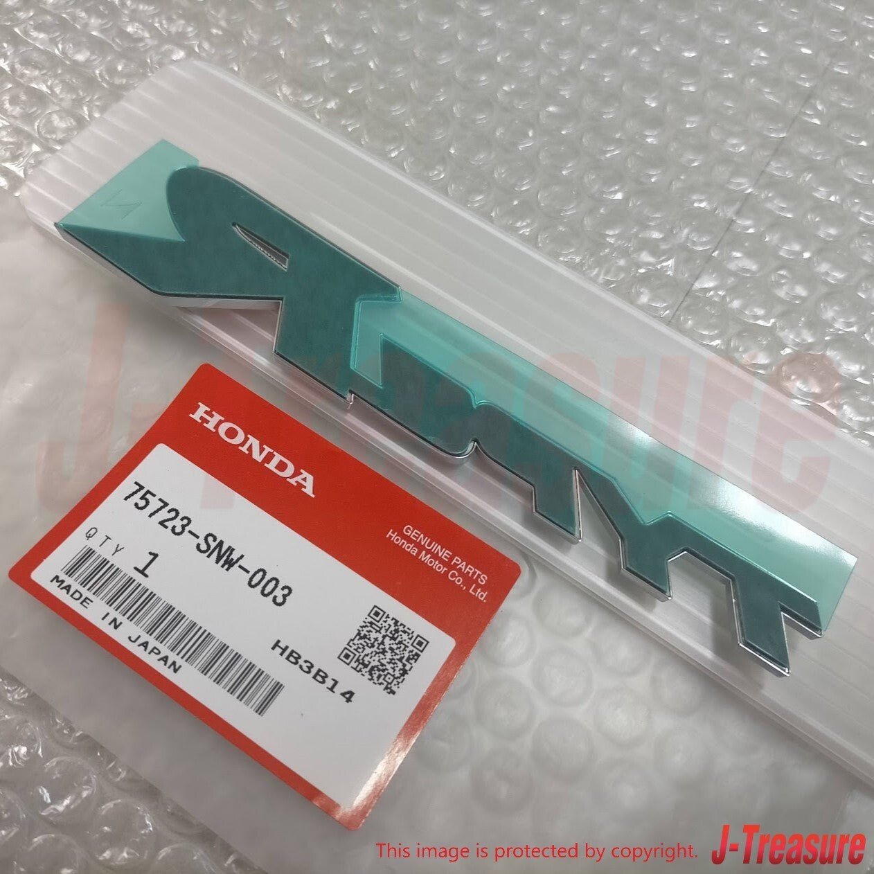 HONDA CIVIC TYPE-R FD2 2006-2011 Genuine Rear "TYPE-R" Emblem Badge OEM