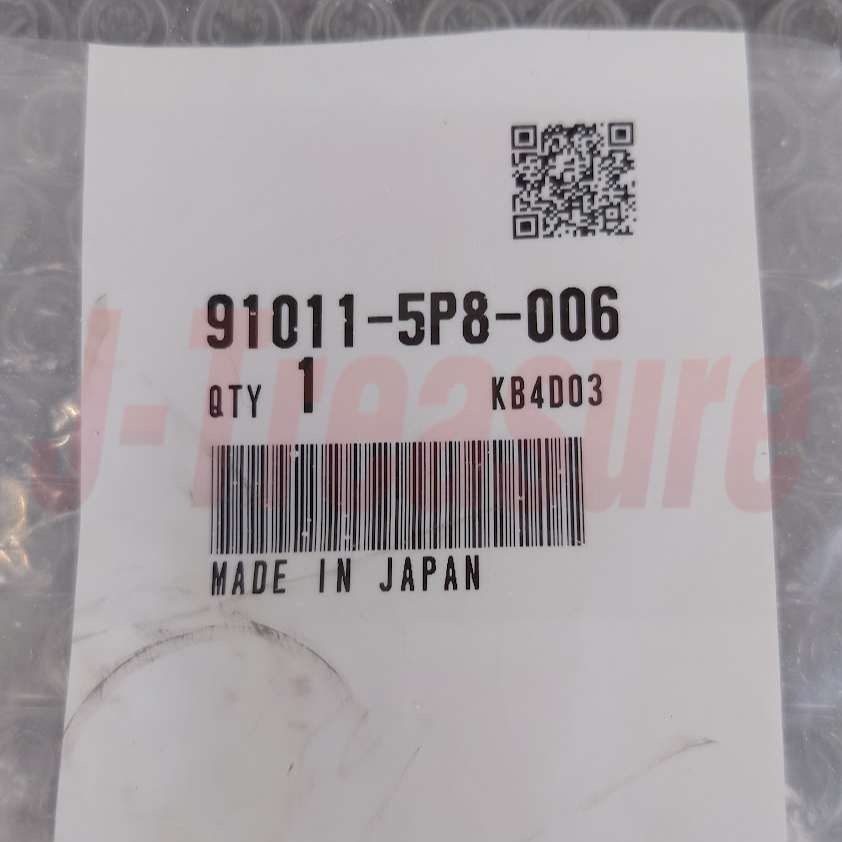 HONDA VEZEL HYBRID RU3 RU4 Genuine Flywheel Bearing 12x28x8 91011-5P8-006 OEM