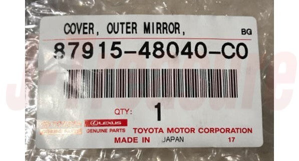 TOYOTA RAV4 ASA4# 16-18 Genuine Outer Mirror Cover Black RH & LH Set OEM