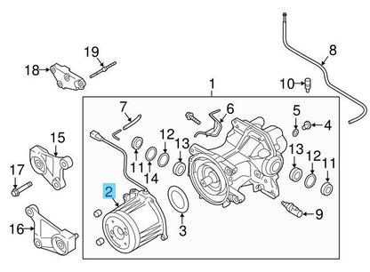 MAZDA CX-9 TC 2016-2023 CX-3 CX-5 Genuine Viscous Coupling KE01-27-97XB OEM