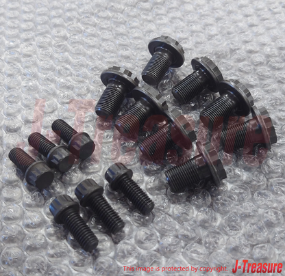 HONDA Genuine Flywheel Pressure Plate Bolt Set 90011-PNA-B00 x8 90034-P10-A01 x6