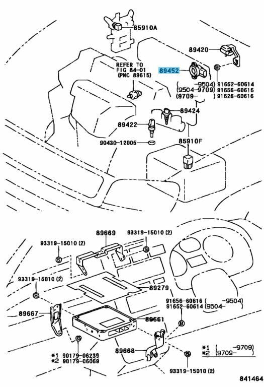 TOYOTA RAV4 SXA ZCA 97-00 Genuine Throttle Position Sensor 89452-20130 OEM
