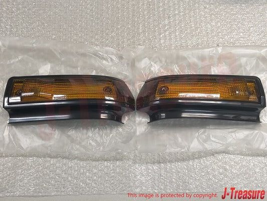 TOYOTA TRUENO AE86 Genuine Front Fender Turn Signal Lens Right & Left Set OEM