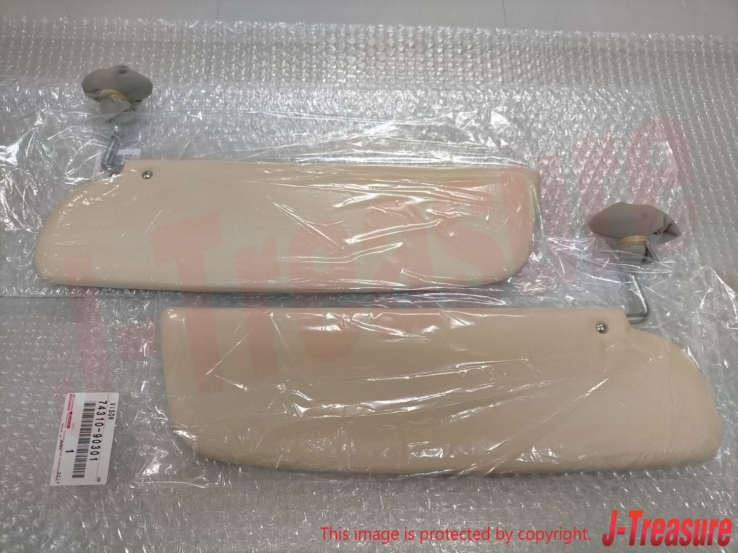 TOYOTA LAND CRUISER BJ40 FJ40 FJ45 FJ55 69-78 Genuine Sun Visor RH & LH Set OEM