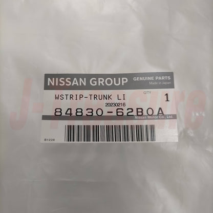 NISSAN GT-R R35 2011-2022 Genuine Trunk Lid Weatherstrip Seal 84830-62B0A OEM