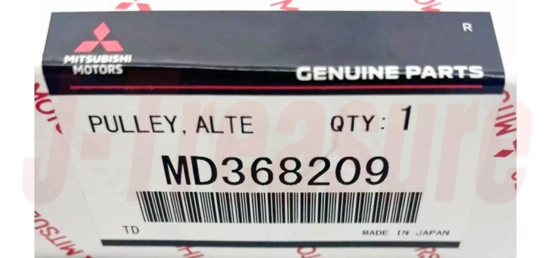 MITSUBISHI MONTERO V75W V77W 01-06 Genuine Alternator Belt Idler Pulley MD368209