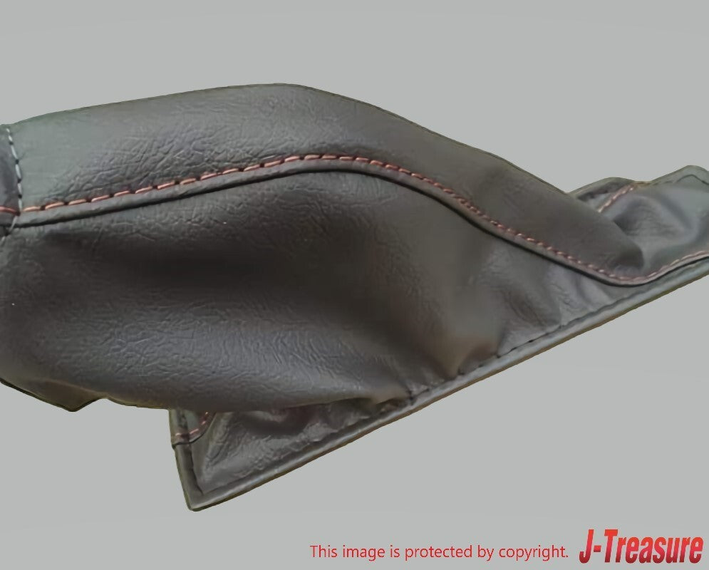 NISSAN GT-R R35 NISMO Genuine Hand Side Brake Cover Boot Red Stitch Leather OEM