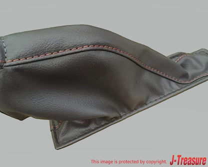 NISSAN GT-R R35 NISMO Genuine Hand Side Brake Cover Boot Red Stitch Leather OEM