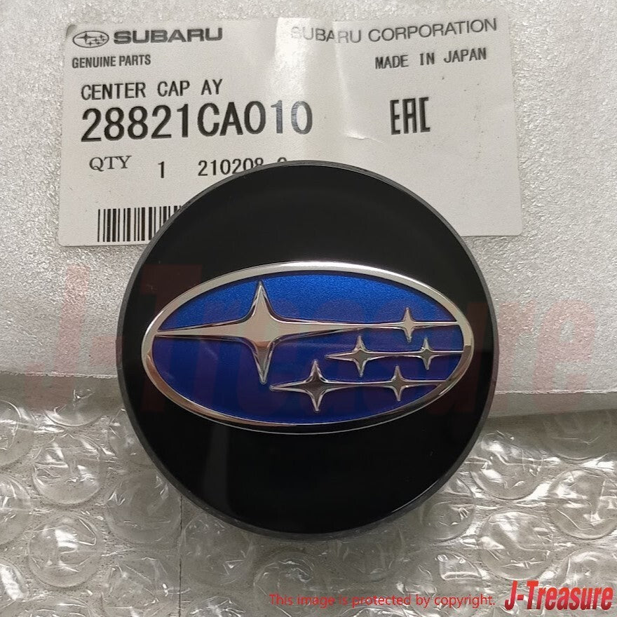 SUBARU BRZ ZC6 13-20 Genuine Wheel Center Cap 49mm Blue 4pcs Set 28821CA011 OEM
