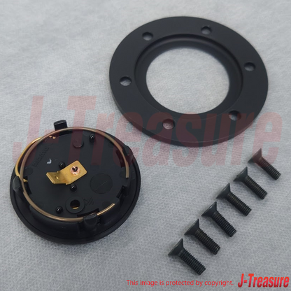 HONDA ACURA NA2 NSX-R Genuine Horn Button Switch & Ring & 6pcs Screws Set OEN