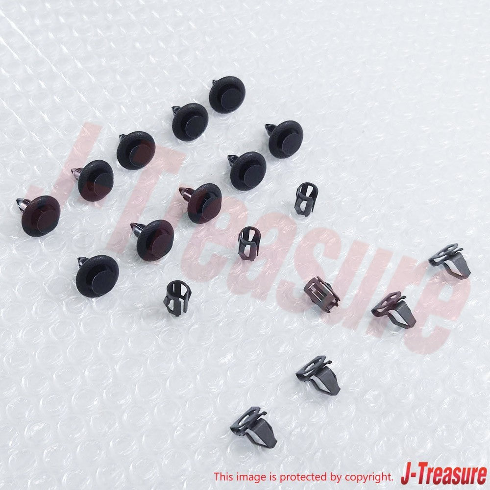 MAZDA RX-7 FD3S Genuine Rear Trunk Trim Fastener & Clip Set OEM
