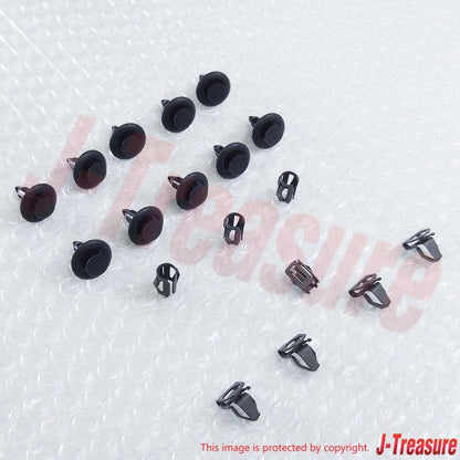 MAZDA RX-7 FD3S Genuine Rear Trunk Trim Fastener & Clip Set OEM
